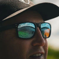 Fox Rage Transparent Black Brown Lens Mirror Blue Eyewear
